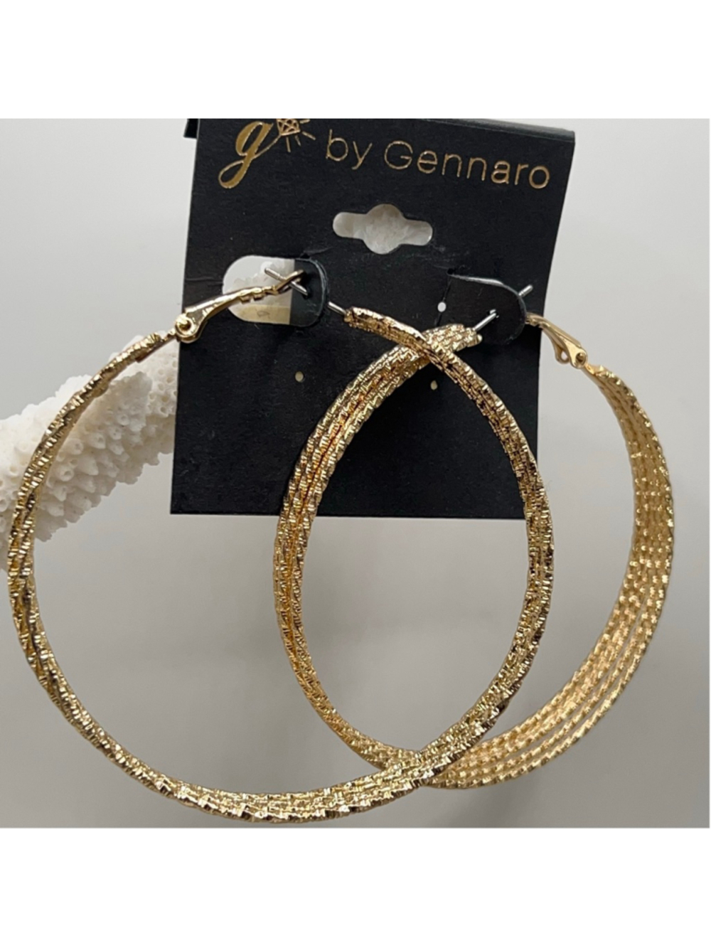 Gennaro gold hoop earrings